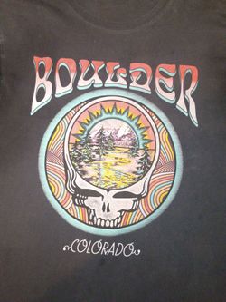 Boulder Colorado Grateful Dead Style Graphic T-Shirt