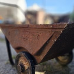 Antique Wheel Barrel 