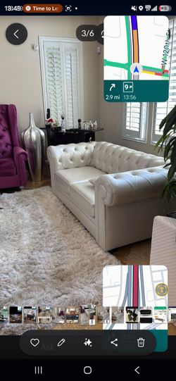 White sofa