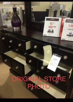 DRESSER WITH MIRROR