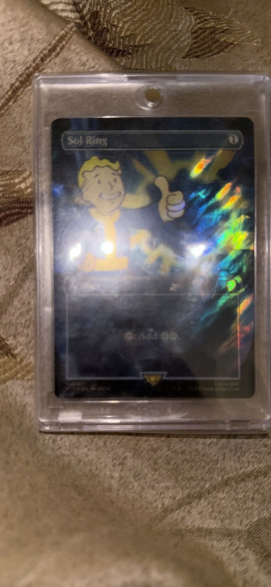 FALLOUT Borderless Surge Foil  Sol Ring!!!