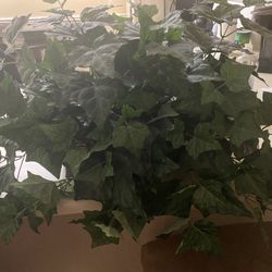 Very Large Artificial Greenery In Basket 