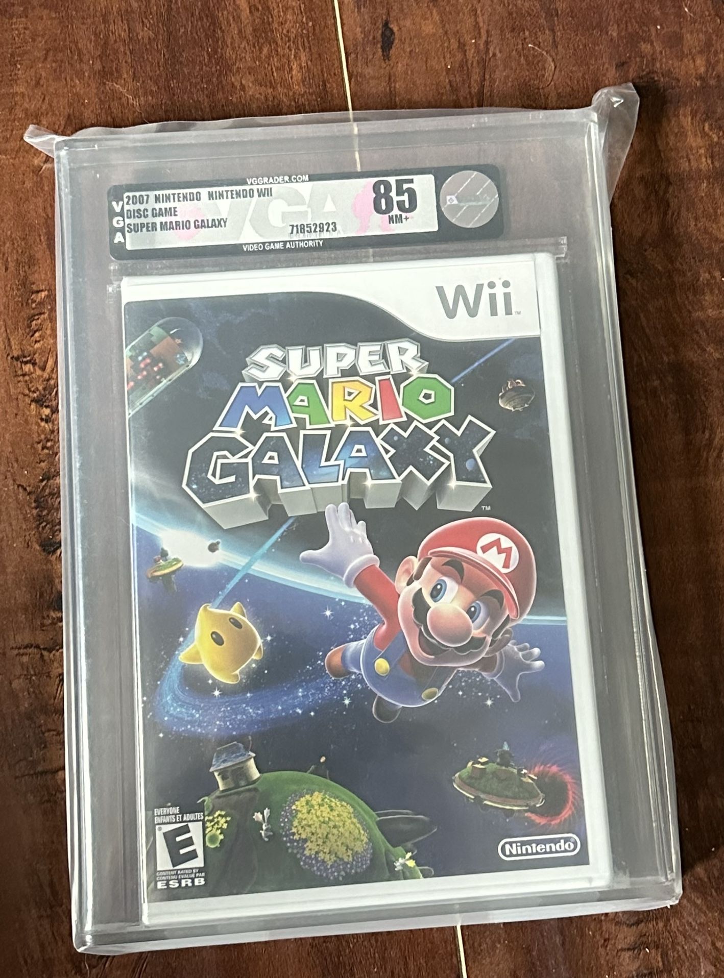 Nintendo Wii Super Mario Galaxy First Print Brand New Sealed VGA 85 - RARE!