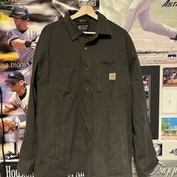 Dark gray Carhartt Rugged Flex Relax Fit Jacket 
