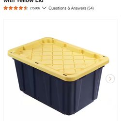 HDX Tote Storage Bins