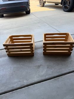 Wood Storage Box