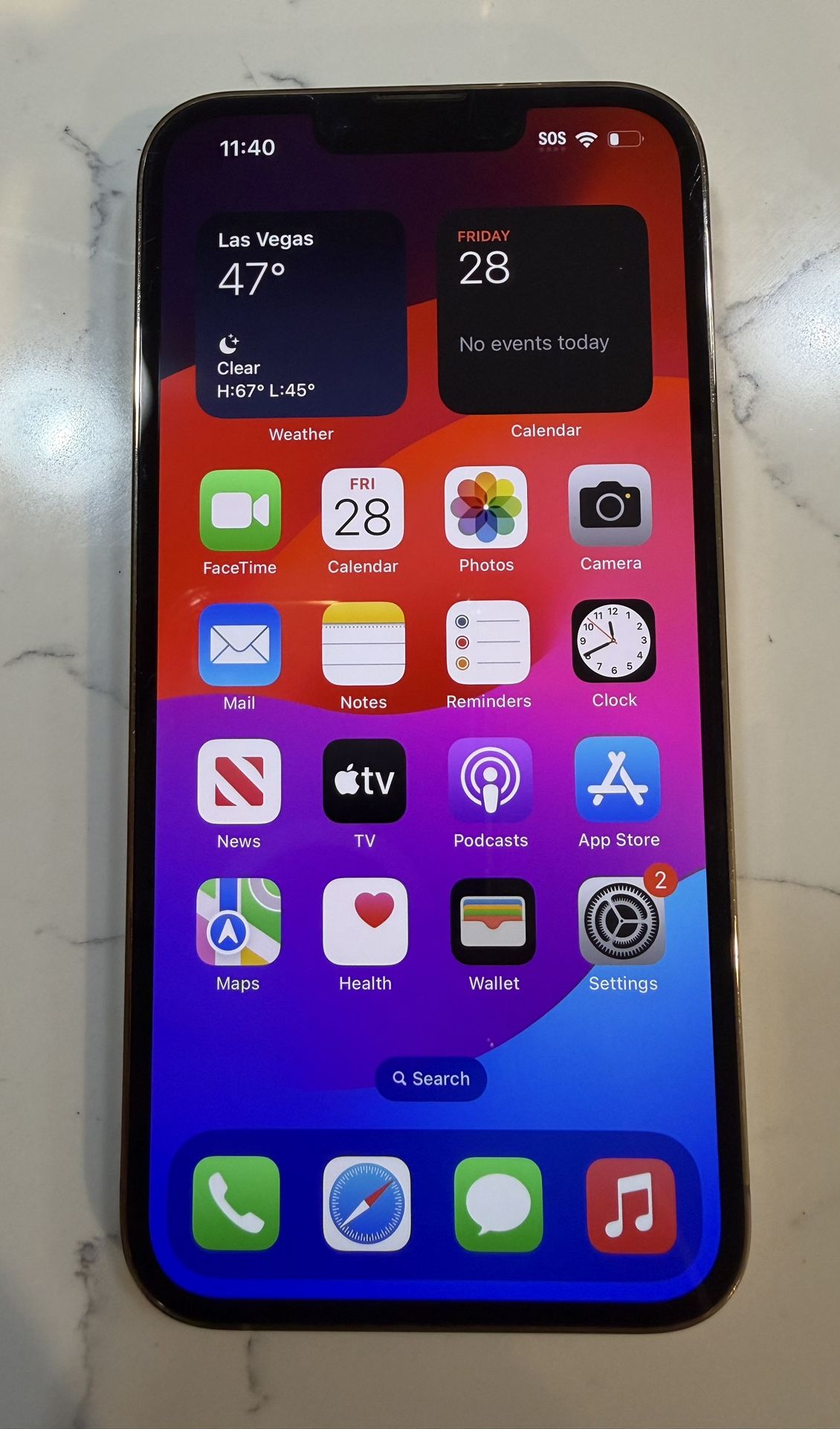 iPhone 13 Pro – 128GB Gold (Unlocked, Excellent Condition)