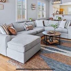 Large Grey Sectional 