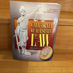 CALIFORNIA REAL ESTATE LAW 