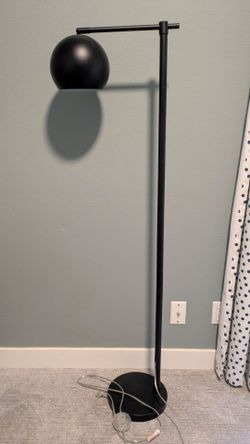 Black floor lamp - 56" tall
