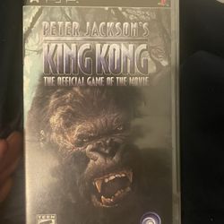 Peter Jackson King Kong The Movie Psp