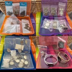 Jewelry Making Kits, Displayed And Organizers