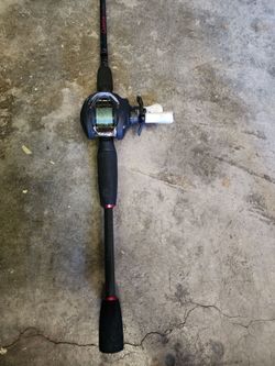 Quantlm Baitcaster Pole With Daiwa cc80 Baitcaster Reel 6"6ft 8-17lb good for bass fishing