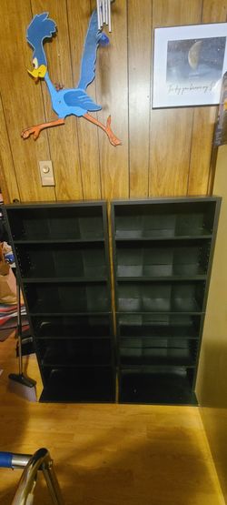 2 DVD shelves
