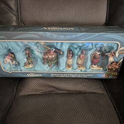 Disney Moana Limited Edition 6 Piece Boxed Ornament Set Brand New
