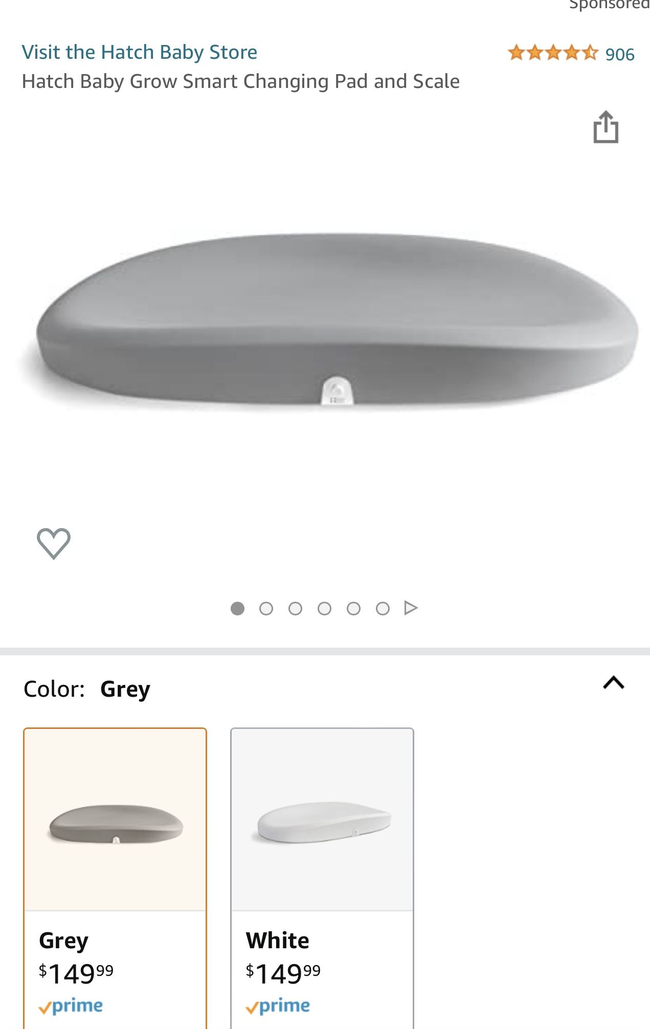 Hatch Baby Grow Smart Changing Pad and Scale