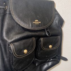 Coach Leather Backpack 