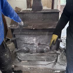 Frontier wood stove