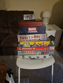 Assorted board games