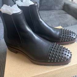 Men’s Christian Louboutin Spike Boots 