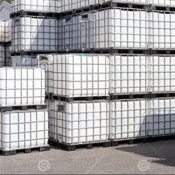 Water Container 330 Gallons 275 Gallons. IBC Tote Holding Liquid Tank 