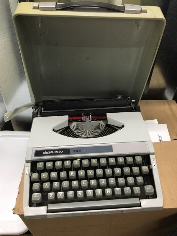 Vintage Silver-Reed Portable Typewriter