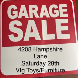 Garage Sale Vtg Toys Furniture