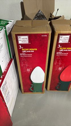 3 feet battery operated led jumbo bulb