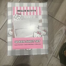 Hellokitty Queen Bed Sheets