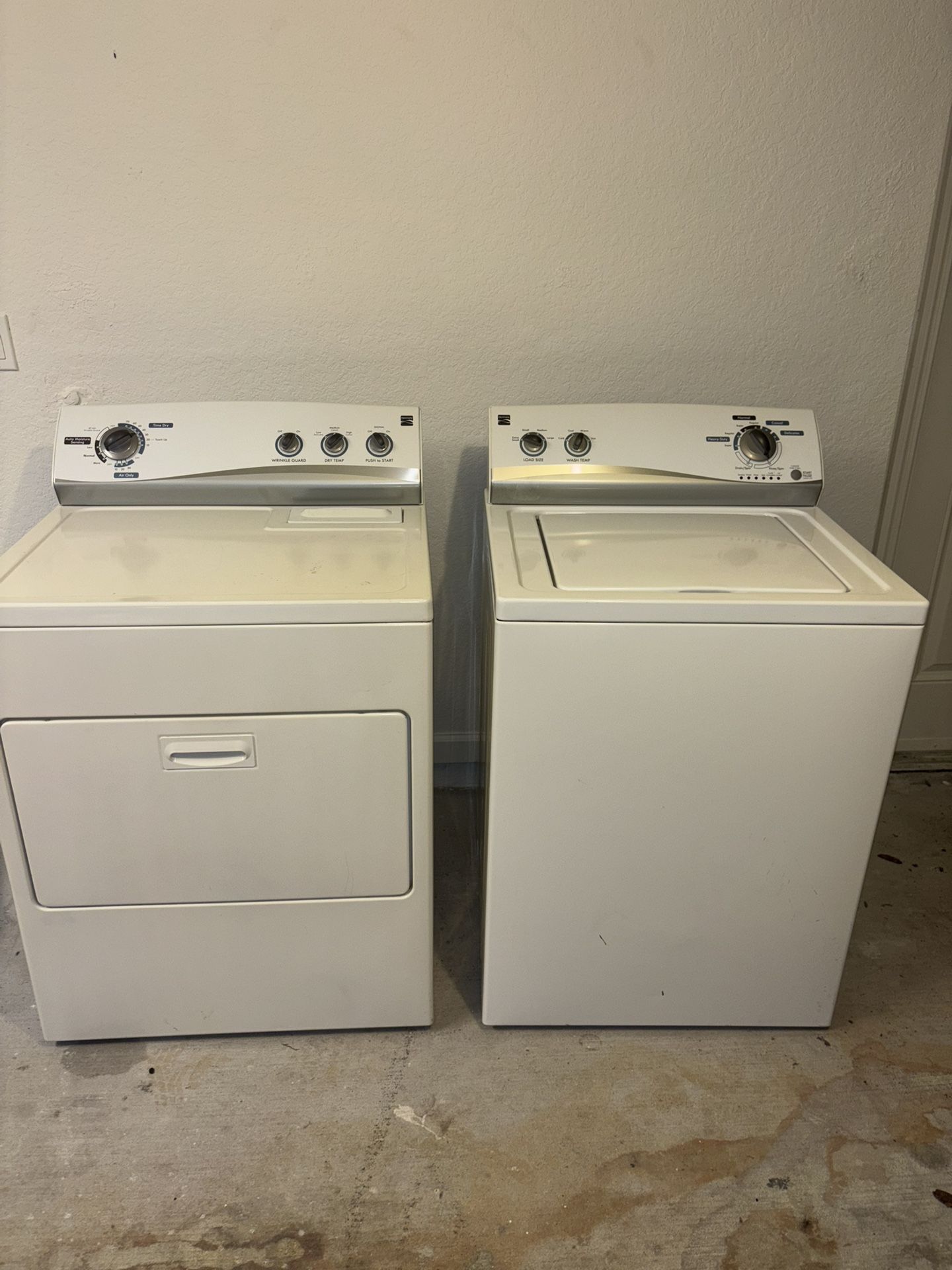 Washer And Dryer Kenmore