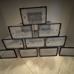 Plastic Organizer Shoe Bins 