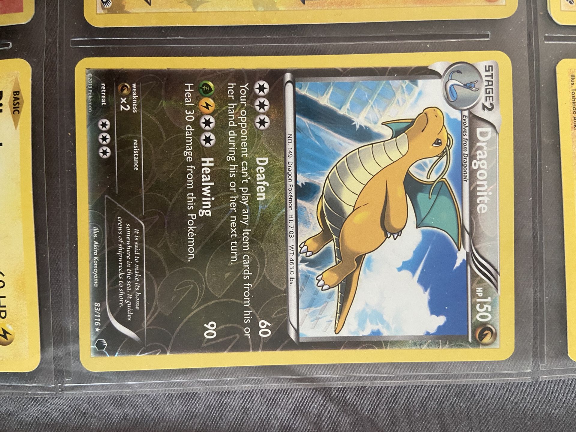Pokémon Dragonite Reverse Holo Rare Card (83/116)