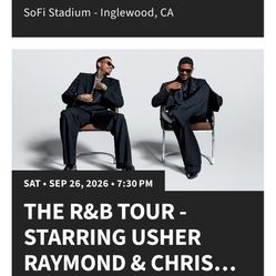 Chris Brown Usher Tickets Saturday 9/26