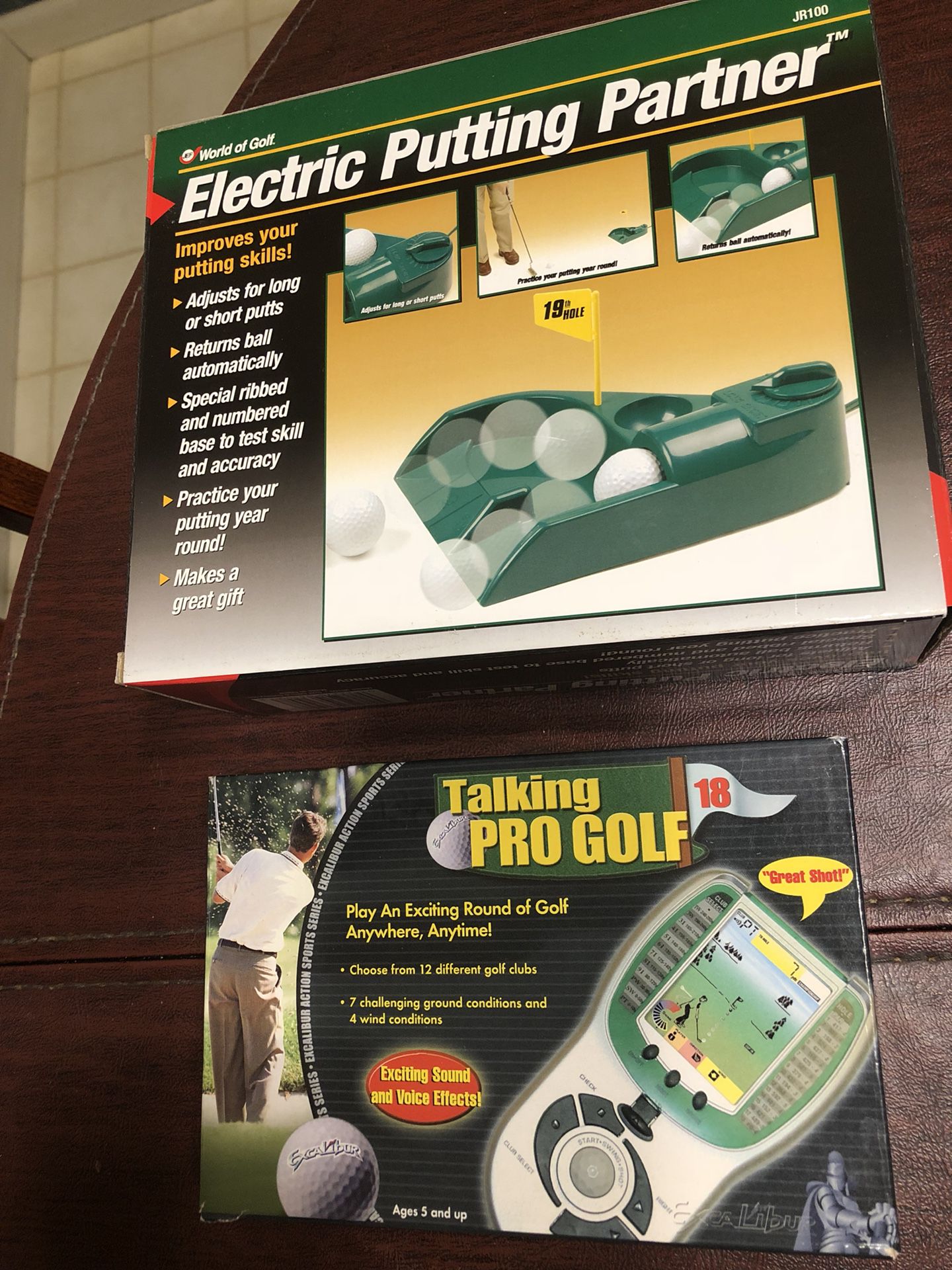 New! Talking Pro Golf & Electric Putting Partner