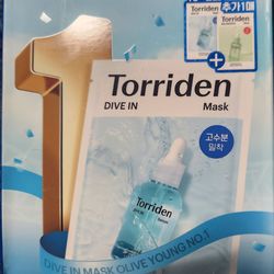 Torriden dive in facial masks
