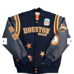 Houston NEGRO LEAGUE VARSITY JACKET SIZE SMALL AND LARGE 