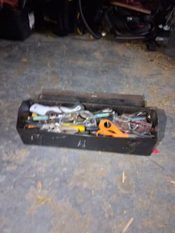 Portable toolbox with tools