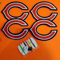 Chicago Bears Patches and stickers 
