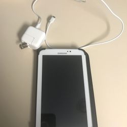Samsung tablet with charger