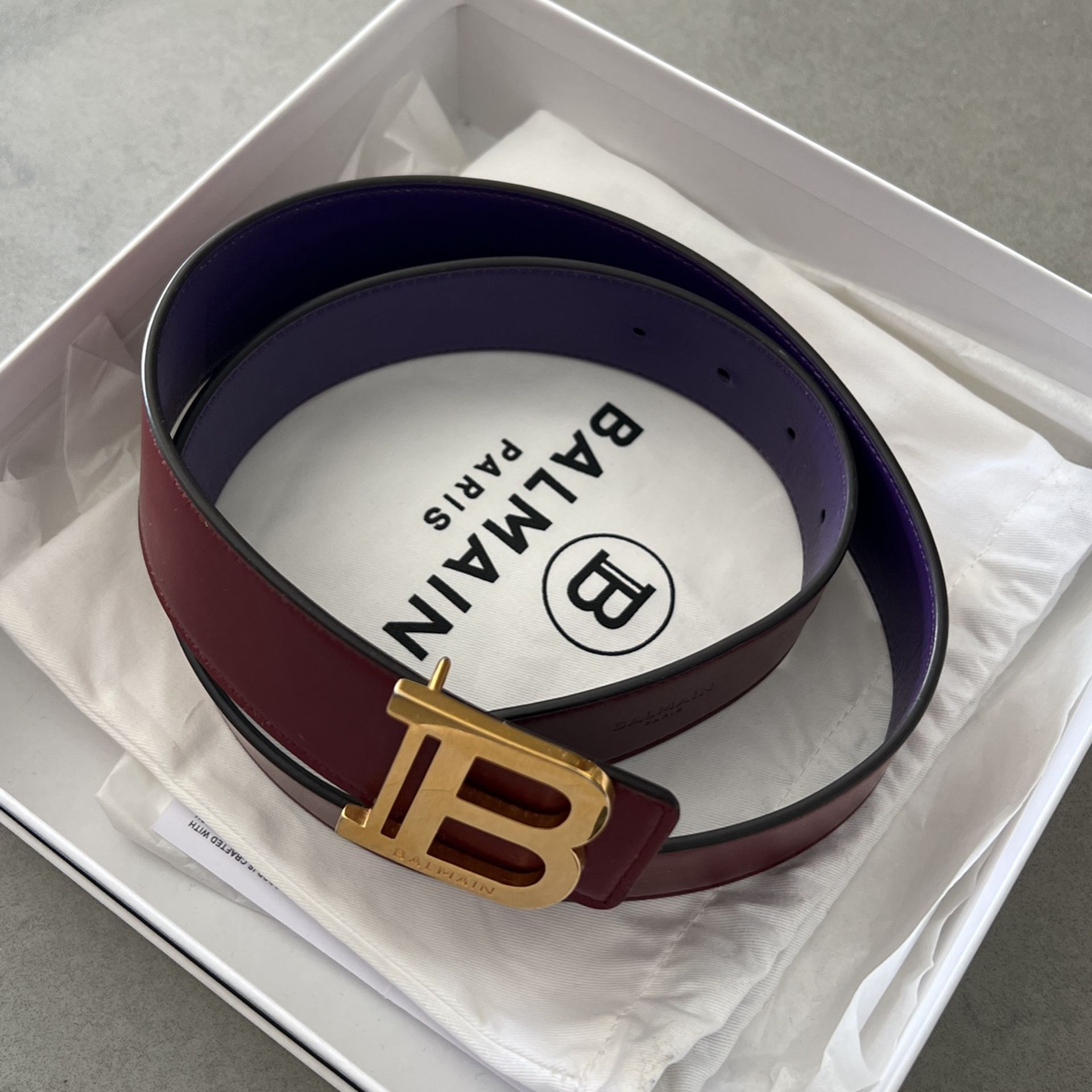 Balmain Belt Size 85