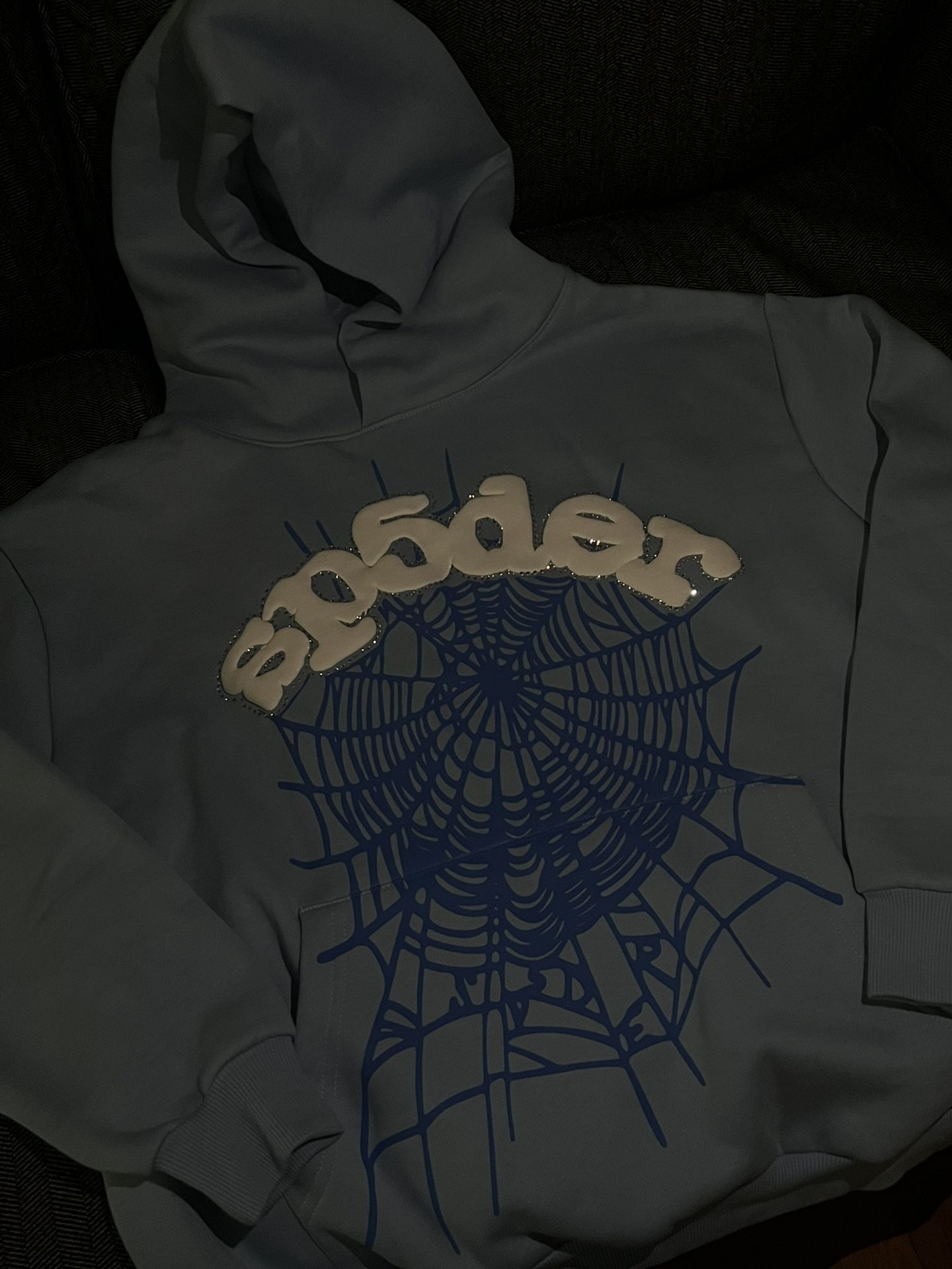 Spider Hoodie Sky Blue
