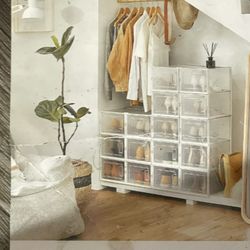 shoe storage bins . BRAND NEW ! 