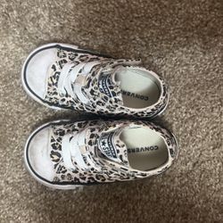 Toddler Girl Cheetah Converse 