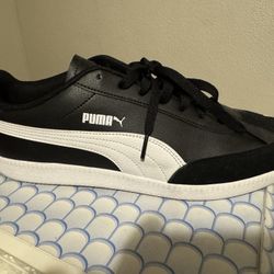 Puma Black And White Shoes