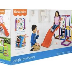 Fisher-Price Climbing Jungle Gym Play Set with Toss Game