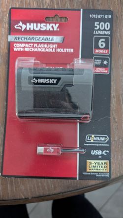 Husky rechargeable light