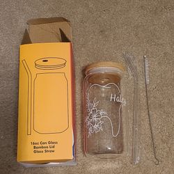 Haley, Dental Glass With Straw