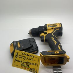DEWALT CORDLESS DRILL DCD708