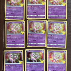 Mew #11 Celebrations NM (Lot of 9)