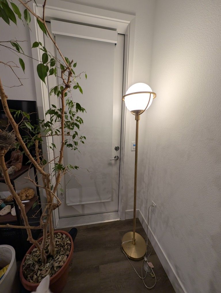 Golden Globe Floor Lamp